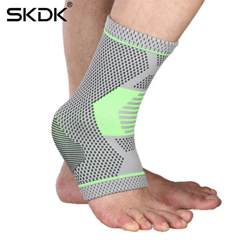 Sports Running Ankle Brace Compression Ankle Supports Pad anti Sprain Gym Football Basketball Nylon Strap Brace 1PC