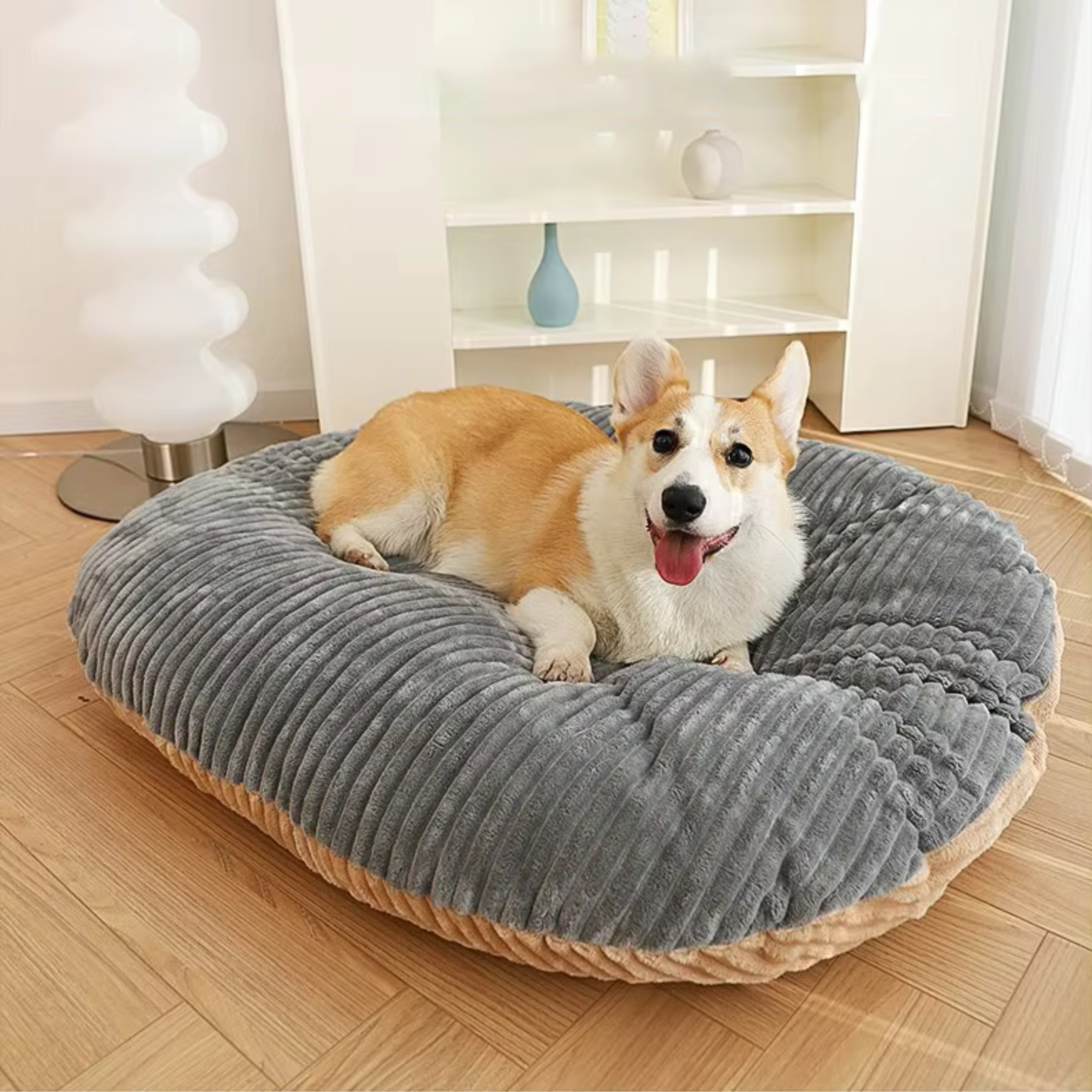 Super Soft Dog Bed with Removable Cushion