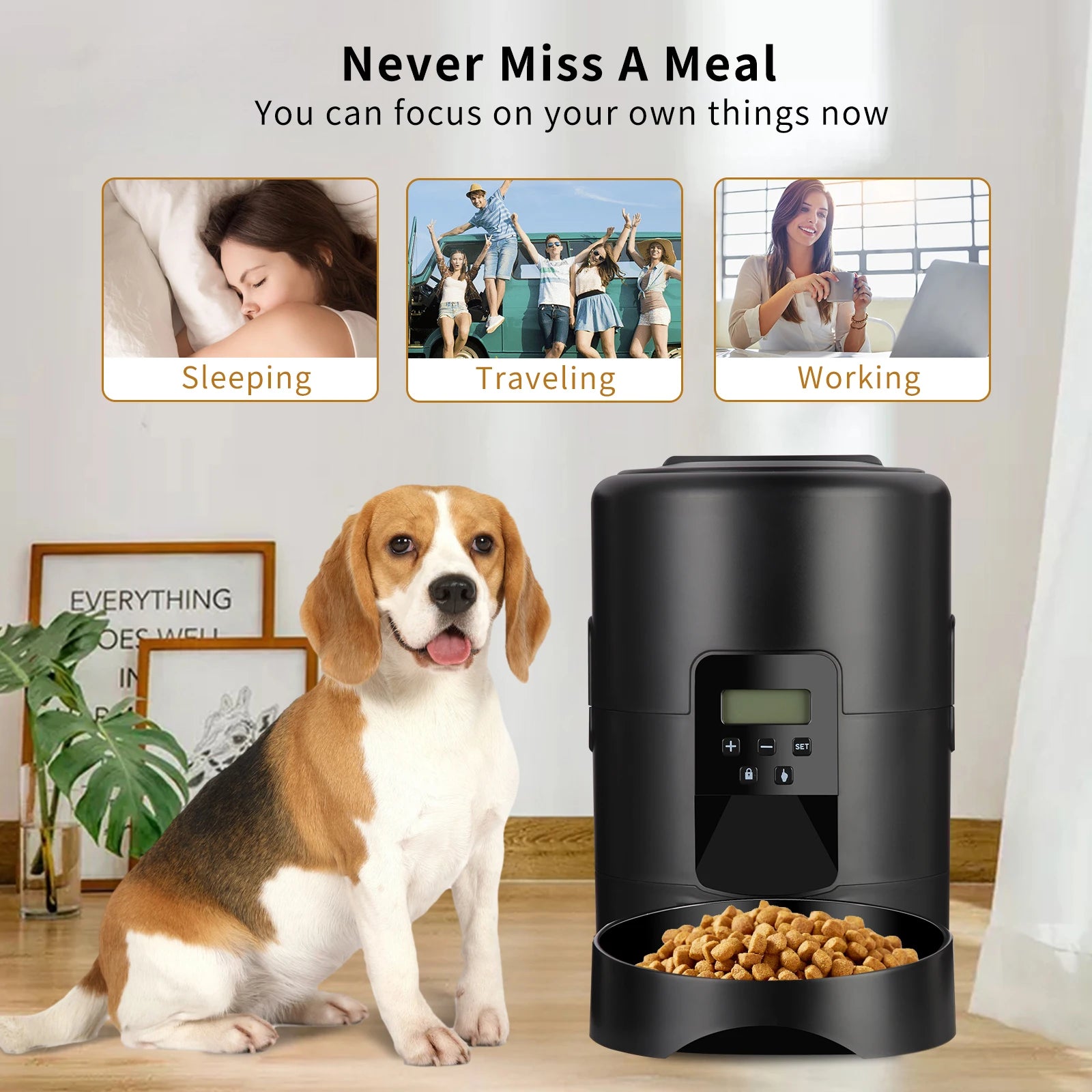 2L Automatic Pet Feeder with APP Control