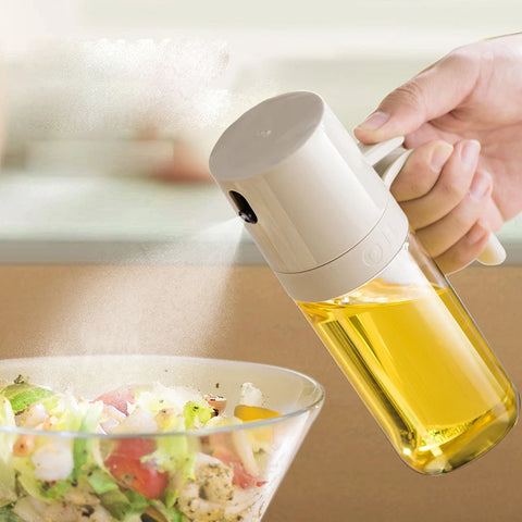 Oil Spray Bottle 250Ml High Borosilicate Glass Cooking Oil Dispensers Olive Oil Sprayer Mister for Air Fryer Salad Baking