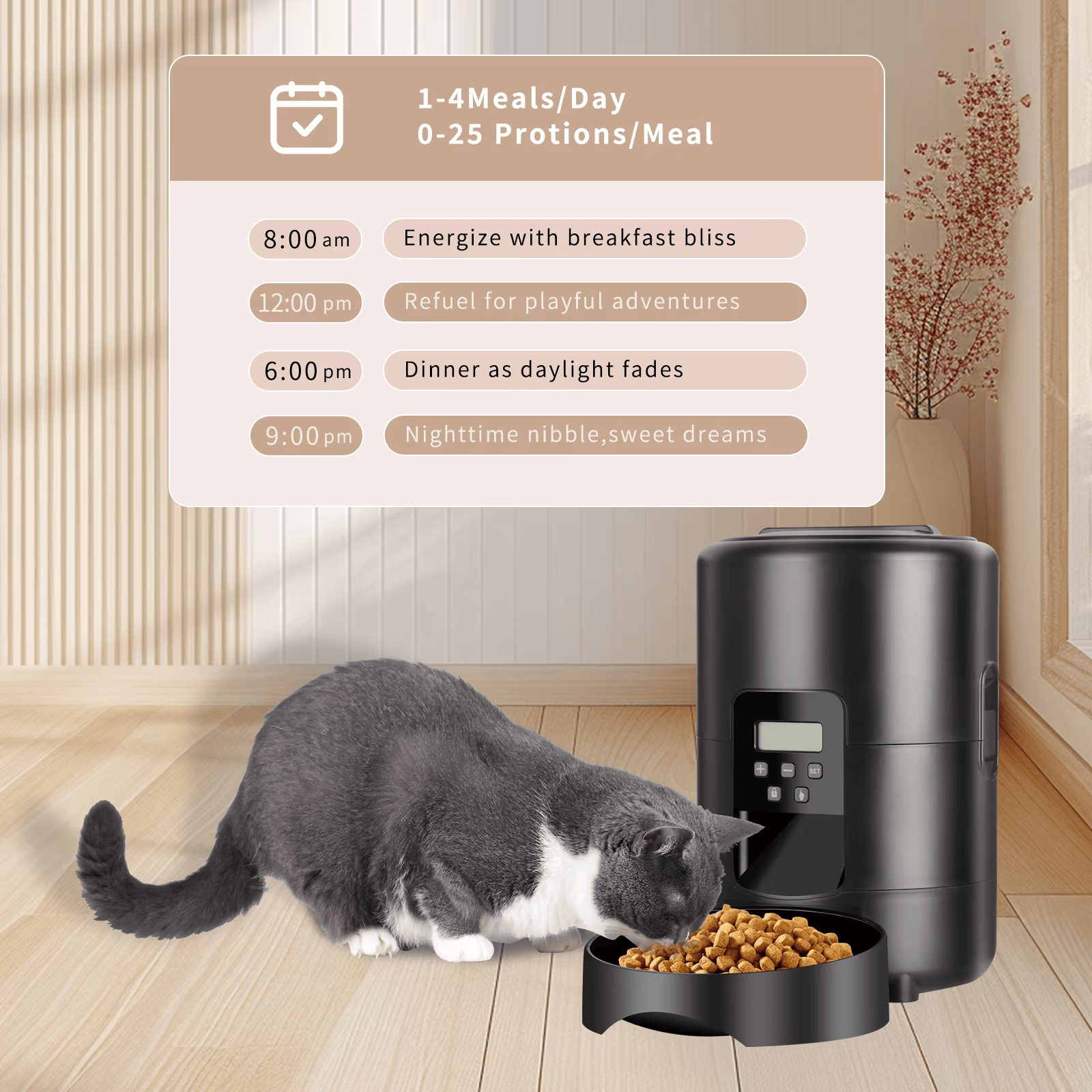 2L Automatic Pet Feeder with APP Control