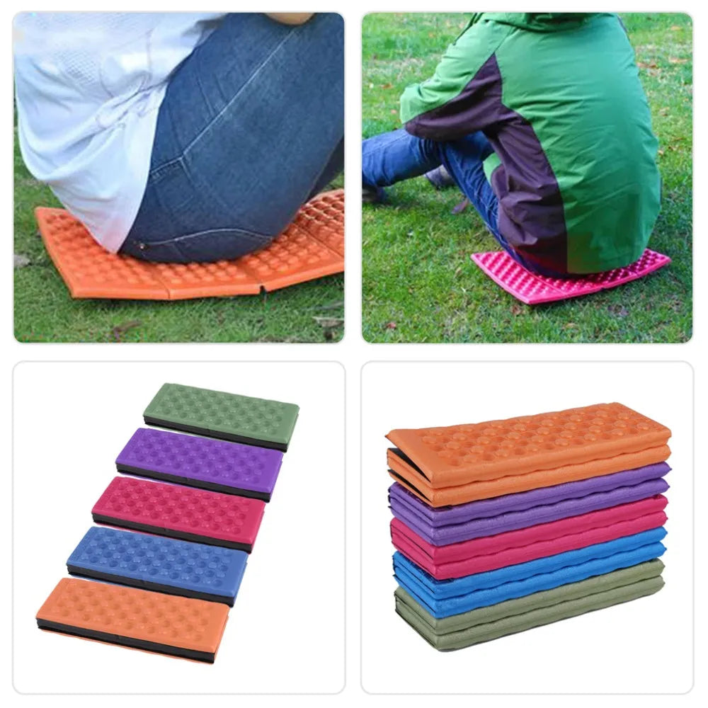 Portable Small Mat Foldable Folding Cushion Foam XPE Sitting Mat Waterproof Chair Picnic Park Game Mats Pad 5 Colors