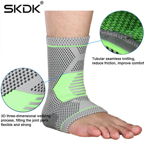 Sports Running Ankle Brace Compression Ankle Supports Pad anti Sprain Gym Football Basketball Nylon Strap Brace 1PC