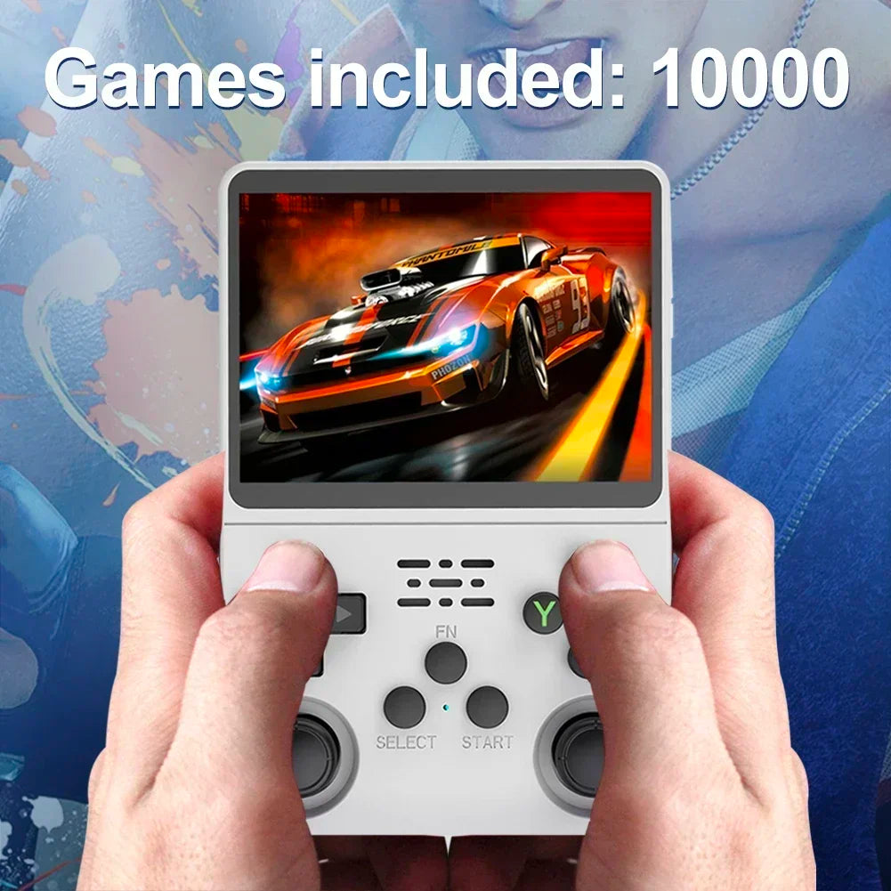 R36S Retro Handheld Video Game Console Linux System 3.5 Inch IPS Screen R35S Pro Portable Pocket Video Player 64GB Games